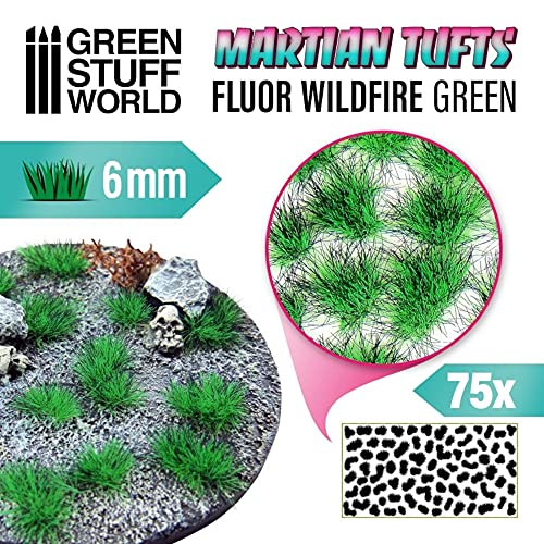 Green Stuff World Martian Tufts Fluor Wildfire Green von Green Stuff World