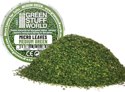 Green Stuff World - Micro Leaves Medium Green von Green Stuff World