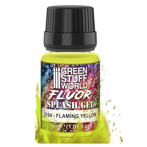 Green Stuff World Splash Gel für Modelle, Miniaturen, Dioramen (Flaming Yellow 3154) von Green Stuff World