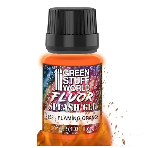Green Stuff World Spritzgel für Modelle, Miniaturen, Dioramen (Flaming Orange 3153) (GSWD-3153) von Green Stuff World