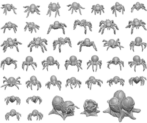 Greenstuff World 3D-gedrucktes Set kleine Spinnen, Kunstharz-Spielzeugfiguren für 1:48-1:35 Miniaturen, ideal für DND, Warhammer, Bases, Dioramen und Zubehör 12296 Greenstuff World 3D-gedrucktes Set kleine Spinnen, Kunstharz-Spielzeugfiguren für 1:48-1:35 Miniaturen, ideal für DND, Warhammer, Bases, Dioramen und Zubehör 12296 von Green Stuff World