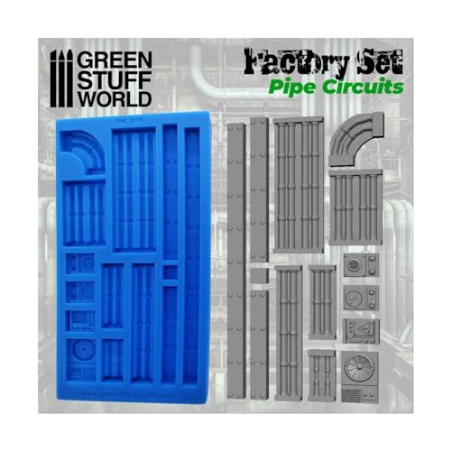 Green Stuff World Silicone Molds - Pipe Circuits von Green Stuff World