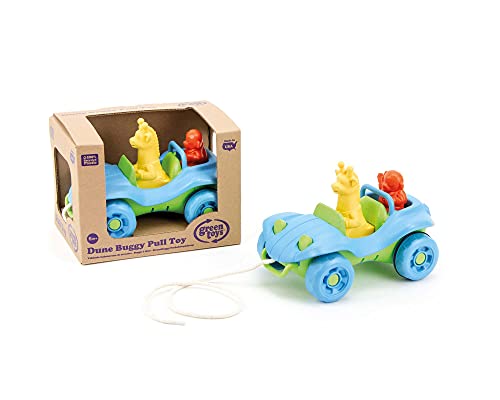 Green Toys 8601308 Buggy-Auto Nachziehspielzeug, nachhaltiges Lernspielzeug für Babys und Kleinkinder ab 6 Monaten von Green Toys
