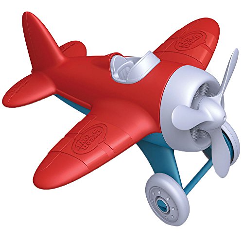 Green Toys 8601026 Sport-Flugzeug, Flieger, Spielflugzeug, Spielzeug für Kinder ab 12 Monaten, Rot von Green Toys
