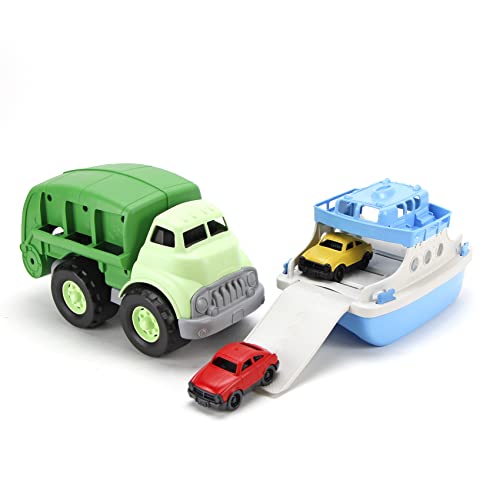 Green Toys Fährschiff und Recycling-LKW-Bundle von Green Toys