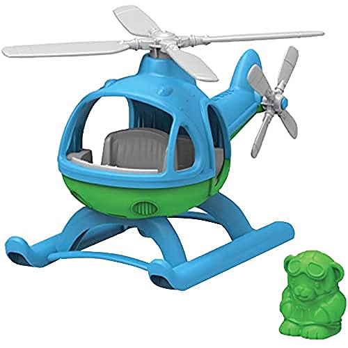 Green Toys 8601060 Hubschrauber, Helikopter, Spielflugzeug, nachhaltiges Spielzeug für Kinder ab 24 Monaten von Green Toys
