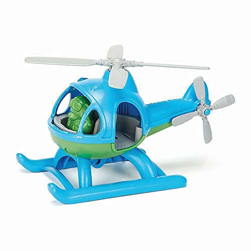 Green Toys 8601060 Hubschrauber, Helikopter, Spielflugzeug, nachhaltiges Spielzeug für Kinder ab 24 Monaten von Green Toys