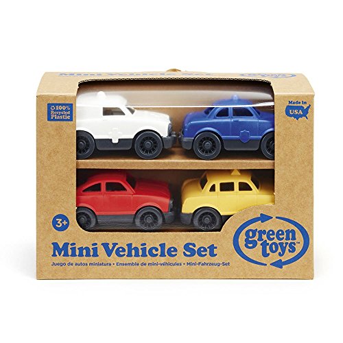 Green Toys Mini Autos 4er-Set Spielzeugauto Kleinkindspielzeug von Green Toys