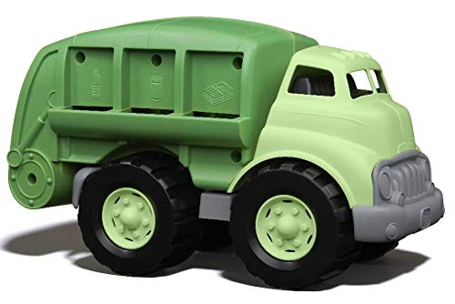 Green Toys Recycling-Truck, Green CB - Pretend Play, Motorik, Kinderspielzeug, ohne BPA, Phthalate, PVC Spülmaschinenfest, recycelter Kunststoff, hergestellt in den USA von Green Toys