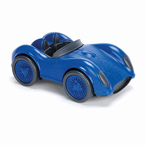 Green Toys 8671479 Rennwagen blau, Spielzeugauto, nachhaltiges Spielfahrzeug für Kinder ab 12 Monaten von Green Toys