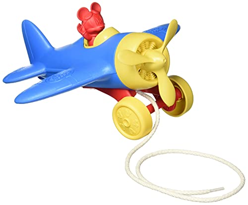Mickey Mouse Flugzeug Zugspielzeug - TG von Green Toys