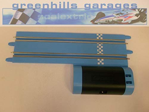 Greenhills Carrera First Power Base Straight A- Battery Powered - Blue - New - MT349 von Greenhills Scalextric