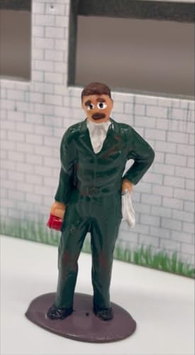 F1141 - Greenhills Scalextric Carrera Painted Trackside Mechanic 1.32 Scale - New von Greenhills
