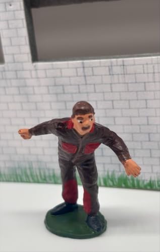 F1145 - Greenhills Scalextric Carrera Painted Trackside Mechanic 1.32 Scale - New von Greenhills