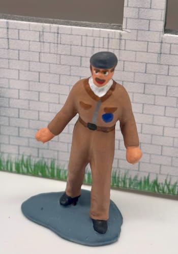 F1146 - Greenhills Scalextric Carrera Painted Trackside Mechanic 1.32 Scale - New F1146 - Greenhills Scalextric Carrera Painted Trackside Mechanic 1.32 Scale - New von Greenhills