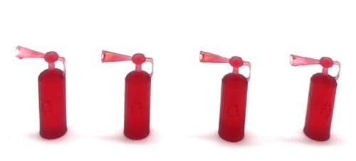 Greenhills Set of 4 x Red Fire Extinguishers 1.32 Scale - NEW - GP72 Greenhills Set of 4 x Red Fire Extinguishers 1.32 Scale - NEW - GP72 von Greenhills