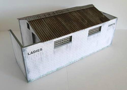 Greenhills Slot Car Building Kit Goodwood Toilet Block 1:32 Scale MACC424 von Greenhills