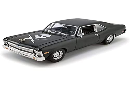 GreenLight Collectible 30806602675 Greenlight GMP-18925, 1971 Nova, matt-schwarz, aus Horrorfilm, todesfest, Maßstab 1/18 von Greenlight