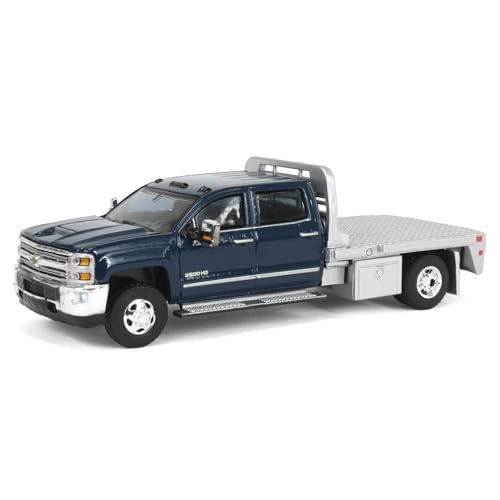 Greenlight 1/64 2016 Silverado 3500 Pritsche Doppellastwagen, Blau Exclusive 51611-A Greenlight 1/64 2016 Silverado 3500 Pritsche Doppellastwagen, Blau Exclusive 51611-A von Greenlight