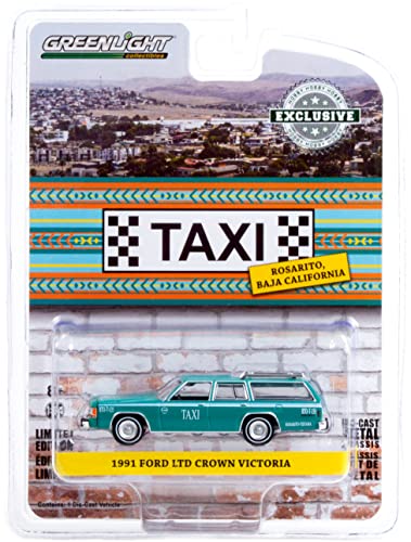 Greenlight - 1/64 - Exclusive - Taxi Rosalito Baja California - 1991 Ford LTD Crown Victoria von Greenlight
