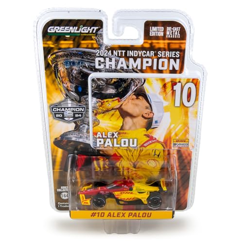 Greenlight 11618 Alex Palou 2024 NTT IndyCar Series Champ - #10 Chip Ganassi Racing NTT IndyCar Series Diecast Car 1:64 Greenlight 11618 Alex Palou 2024 NTT IndyCar Series Champ - #10 Chip Ganassi Racing NTT IndyCar Series Diecast Car 1:64 von Greenlight
