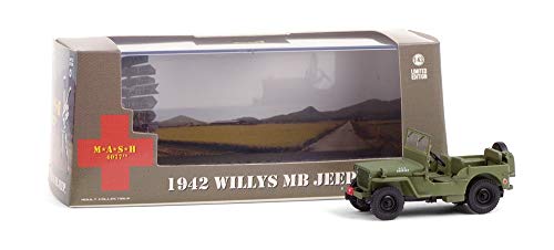 Greenlight 86589 MASH (1972-83 TV-Serie) MASH 1942 Willys MB Ma stab 1:43 von Greenlight