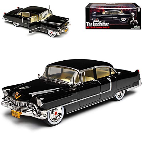 Greenlight Cadilac Fleetwood Serie 60 Der Pate The Godfather Limousine Schwarz 1955 1/24 Modell Auto von Greenlight