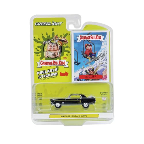 Greenlight Collectibles 54110-C Mülleimer im Maßstab 1:64, Serie 7, Skiklippe, Mustang Coupé von 1968, mit Kofferraum-Skihalter und Skiern Greenlight Collectibles 54110-C Mülleimer im Maßstab 1:64, Serie 7, Skiklippe, Mustang Coupé von 1968, mit Kofferraum-Skihalter und Skiern von Greenlight