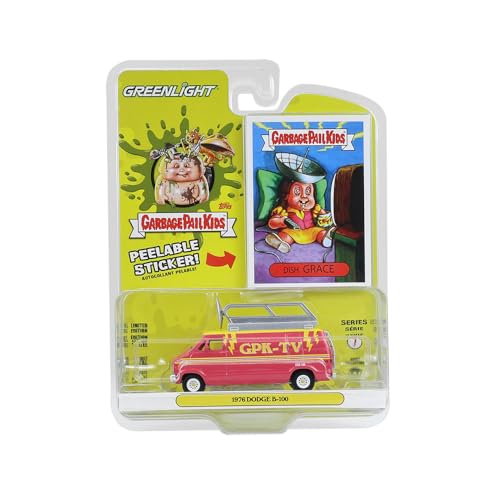 Greenlight Collectibles 54110-D Mülleimer, Maßstab 1:64, Serie 7, Dish Grace, Dodge B-100, 1976, mit Satellitenschüssel auf dem Dach Greenlight Collectibles 54110-D Mülleimer, Maßstab 1:64, Serie 7, Dish Grace, Dodge B-100, 1976, mit Satellitenschüssel auf dem Dach von Greenlight