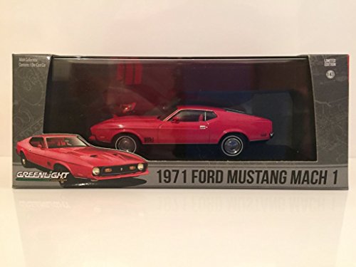 Greenlight Collectibles – 86304 – Ford Mustang Mach I – 1971 – Echelle 1/43 – Rot von Greenlight