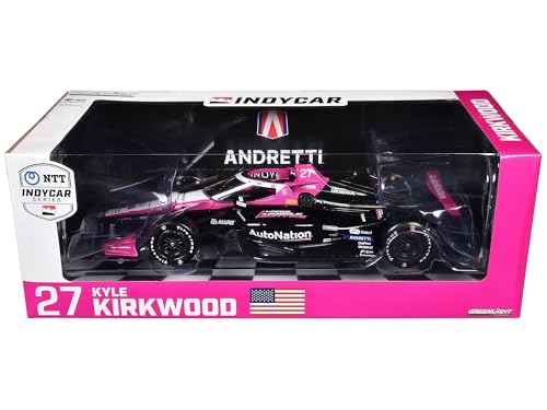 Greenlight Dallara IndyCar #27 Kyle Kirkwood AutoNation Andretti Autosport NTT IndyCar Series (2024) 1/18 Diecast Modellauto von Greenlight