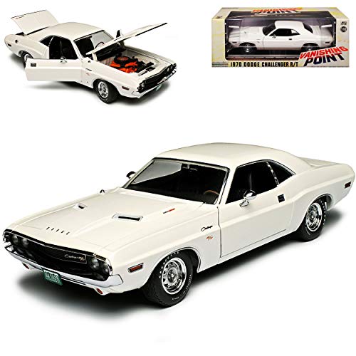 Greenlight Dodge Challenger R/T Coupe Weiss Vanishing Point Fluchtpunkt San Francisco 1. Generation 1969-1974 1/18 Modell Auto Greenlight Dodge Challenger R/T Coupe Weiss Vanishing Point Fluchtpunkt San Francisco 1. Generation 1969-1974 1/18 Modell Auto von Greenlight