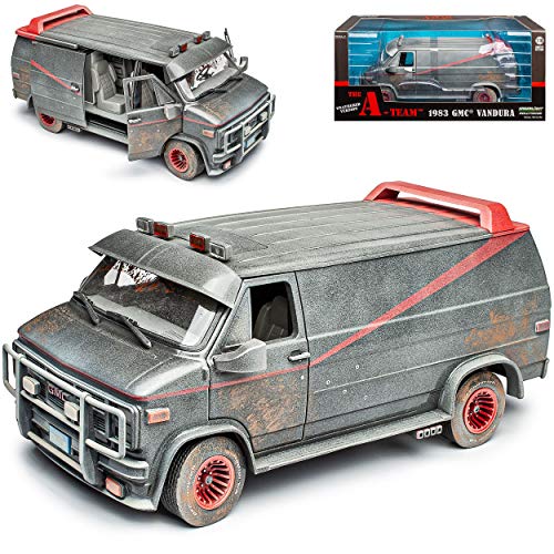 Greenlight GMC Vandura The A-Team mit Staub und Einschusslöcher 1968-1996 1/18 Modell Auto Greenlight GMC Vandura The A-Team mit Staub und Einschusslöcher 1968-1996 1/18 Modell Auto von Greenlight