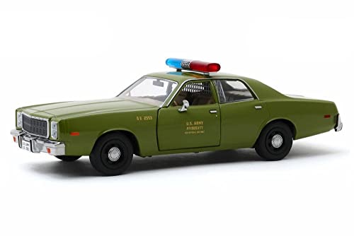 Greenlight - GREEN84103 – Plymouth Fury 1977 US Army Police A-Team L'Agence Tous Riques 1983-1987 – Maßstab 1:24 von Greenlight