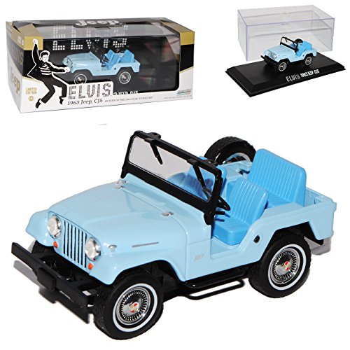 Greenlight Jeep Surrey CJ5 Elvis Presley 1963 Blau 1/43 Modell Auto Greenlight Jeep Surrey CJ5 Elvis Presley 1963 Blau 1/43 Modell Auto von Greenlight