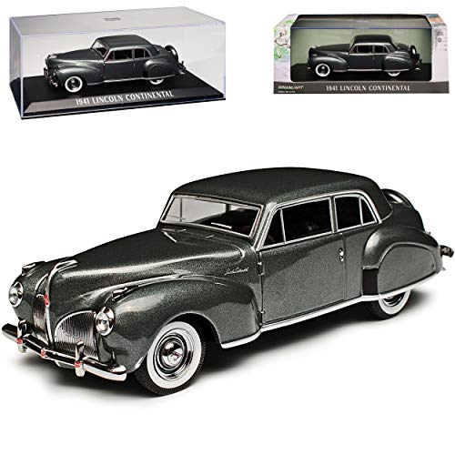 Greenlight Lincoln Continetal Zephyr Limousine Grau Metallic 1941 1/43 Modell Auto von Greenlight
