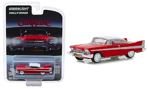 Greenlight Collectibles – 44830C – Plymouth Fury Christine – 1958-1/64 Rot/Weiß von Greenlight