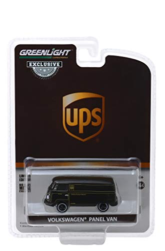 Greenlight Transporter UPS Volkswagen Panel Van 7cm Type 2 7cm Maßstab 1/64 Original von Greenlight