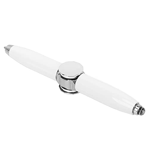 Greensen LED Luminous Pen Stress Relief Schreibwerkzeug für Angst und Zwangsstift, Kugelschreiber für Büroangestellte und Studenten (White) von Greensen