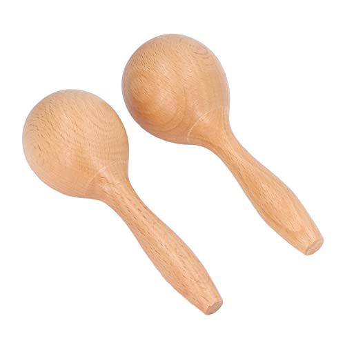 Greensen Maracas Hammer Percussion Bequem und Praktisch 14x5x5 cm Buchenholzmaterial für Spiele Greensen Maracas Hammer Percussion Bequem und Praktisch 14x5x5 cm Buchenholzmaterial für Spiele von Greensen