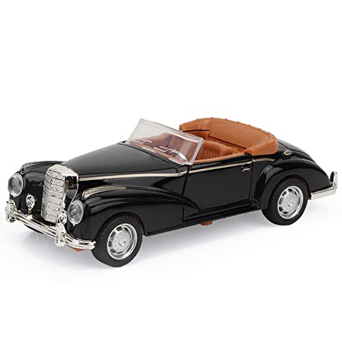 Greensen Mini Stimulation Roadster Model Spielzeugauto mit Musik und Beleuchtung, Hartes Klassisches Legierungsspielzeugauto Ideal für ParentChild Bindung, Umweltfreundlich für (Black) von Greensen