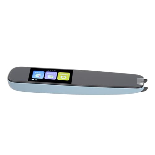 Greensen Sprachübersetzer-Stift mit Offline-Scannen von Textauszügen, Touchscreen, Multifunktionale Lernhilfe, Tragbares Design, 112 Sprachen OCR-Lesegerät (Blue) von Greensen