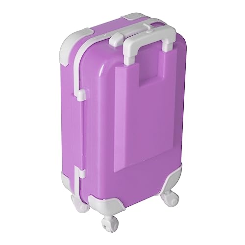 Greensen Travel Doll Dolls Lebendige und Exquisite Gepäckbox/Cover für Rollenspiele Geschenke für (PJ-459-03 Trolley Box Lila) von Greensen