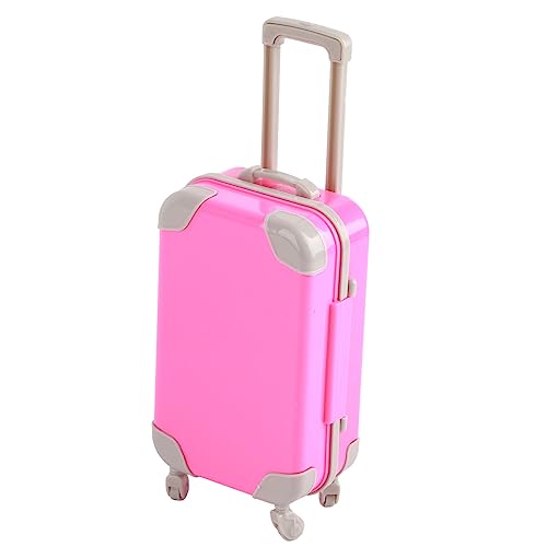 Greensen Travel Doll Dolls Lebendige und Exquisite Gepäckbox/Cover für Rollenspiele Geschenke für (PJ-459-04 Trolley Box Rose rot lila) von Greensen