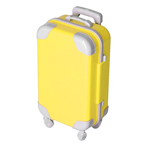 Greensen Travel Doll Dolls Lebendige und Exquisite Gepäckbox/Cover für Rollenspiele Geschenke für (PJ-459-05 Trolley-Koffer gelb) von Greensen