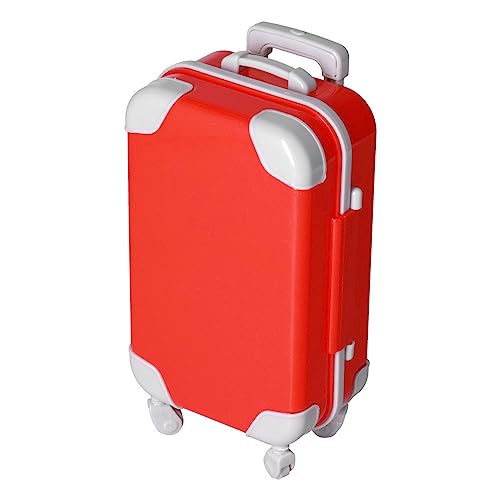 Greensen Travel Doll Dolls Lebendige und Exquisite Gepäckbox/Cover für Rollenspiele Geschenke für (PJ-459-07 Trolley Box Big Red) von Greensen