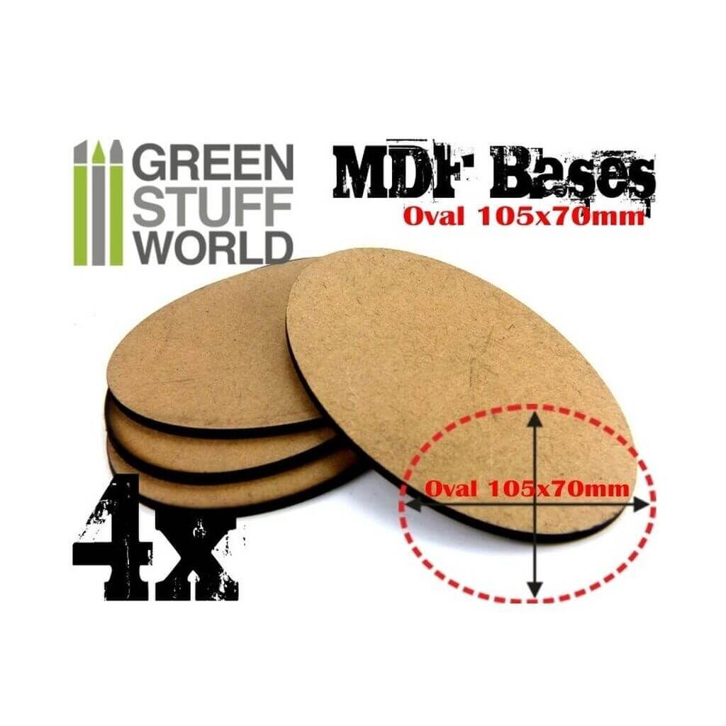 '105x70mm AOS oval MDF Basen' von Greenstuff World