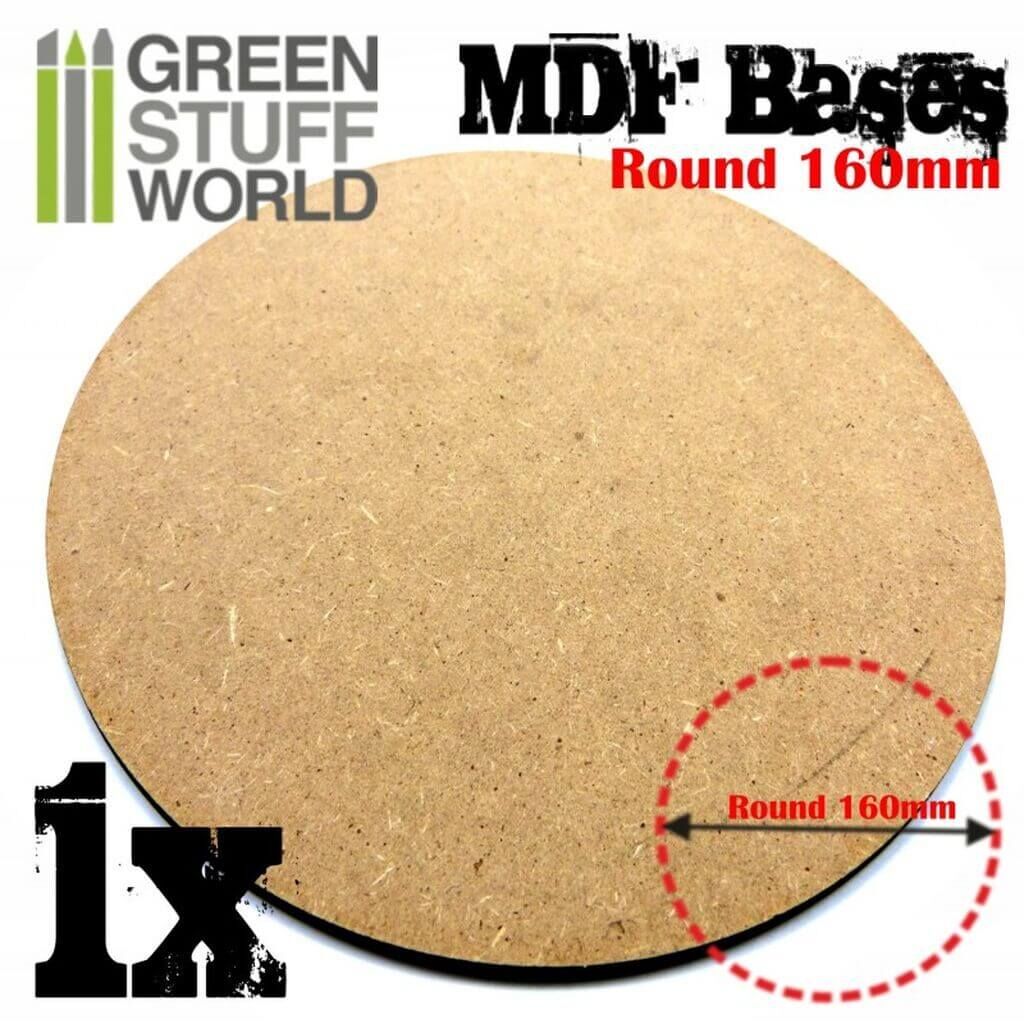 '160 mm runde MDF Basen' von Greenstuff World