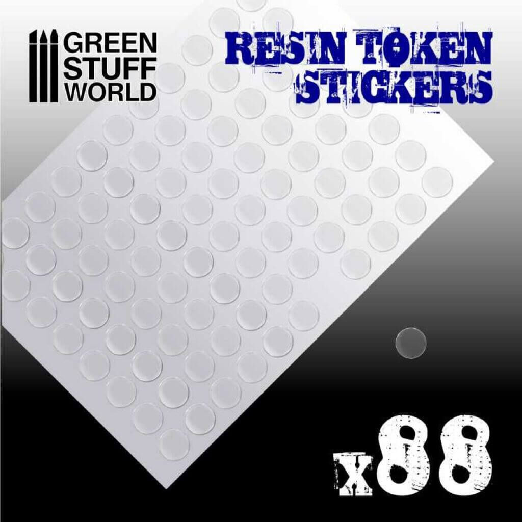 88x Rund Aufkleber aus Epoxidharz 15mm 88x Rund Aufkleber aus Epoxidharz 15mm von Greenstuff World