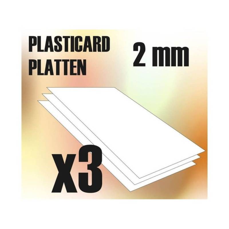 'ABS Plasticard A4 - 2 mm COMBOx3 sheets' von Greenstuff World
